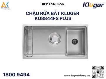Chậu rửa bát Kluger KU8844FS Plus - Inox 304 Posco - Linen dập nổi 